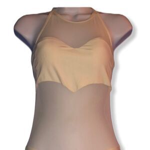 Solkissed One Piece Bathing Suit W/Mesh